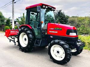 ★ヤンマートラクター AF655 キャビン 55馬力 949時間 エアコン 倍速 自動水平 バックアップ ニプロロータリーAXS2008Hパワステ★