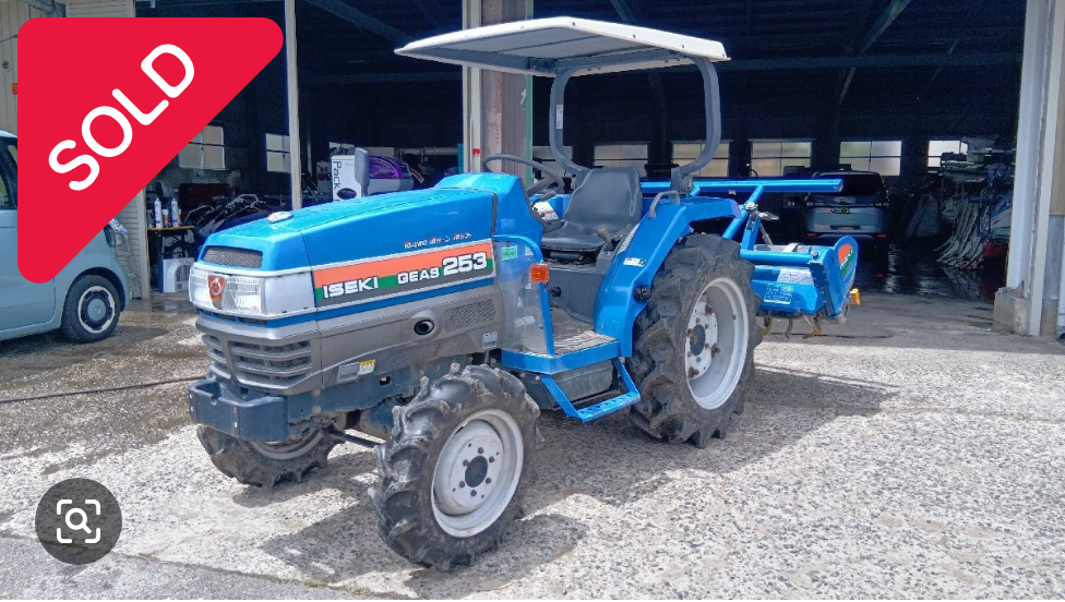 (福井)イセキ トラクター TG253F 25馬力 稼働時間 838時間 IQターン 自動水平 バッ...
