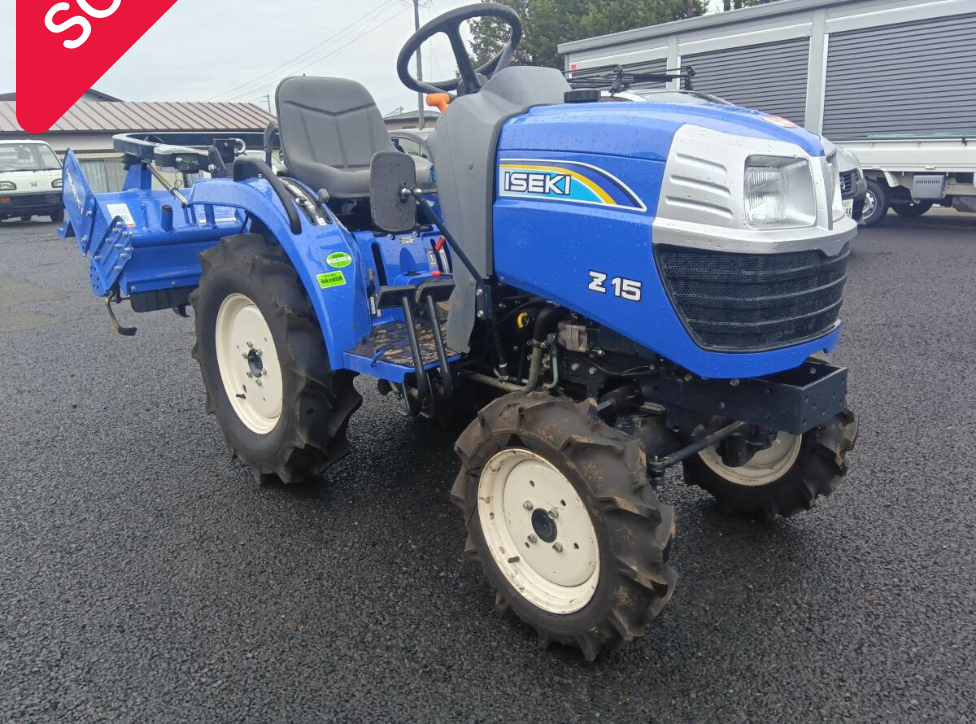 岩手発!! ISEKI イセキ トラクター Z15 ディーゼル 20.1h 安全フレーム パワステ ...