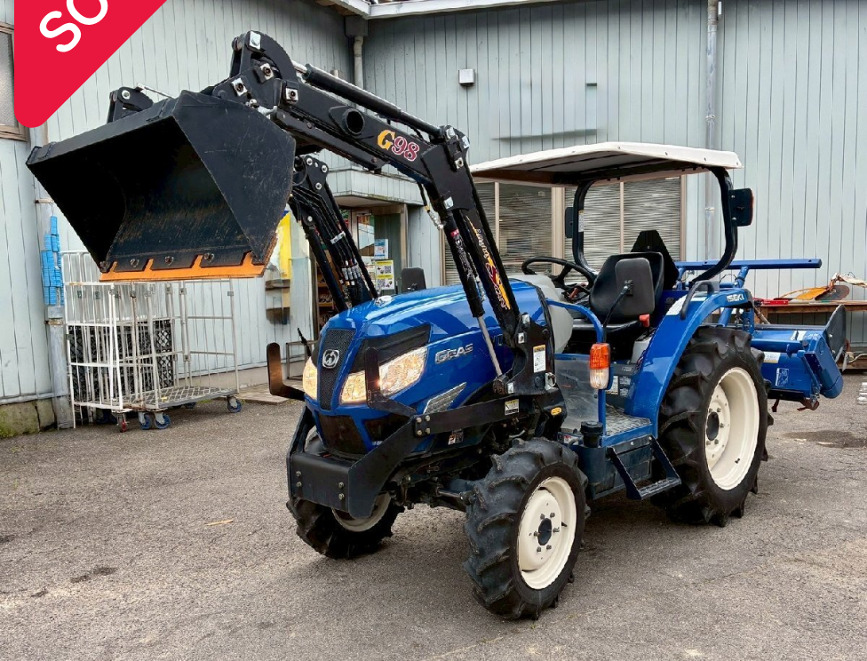 #250㎞圏内送料無料 香川発 イセキ トラクター NTA253-GQ 4WD 25馬力 時間数約7...