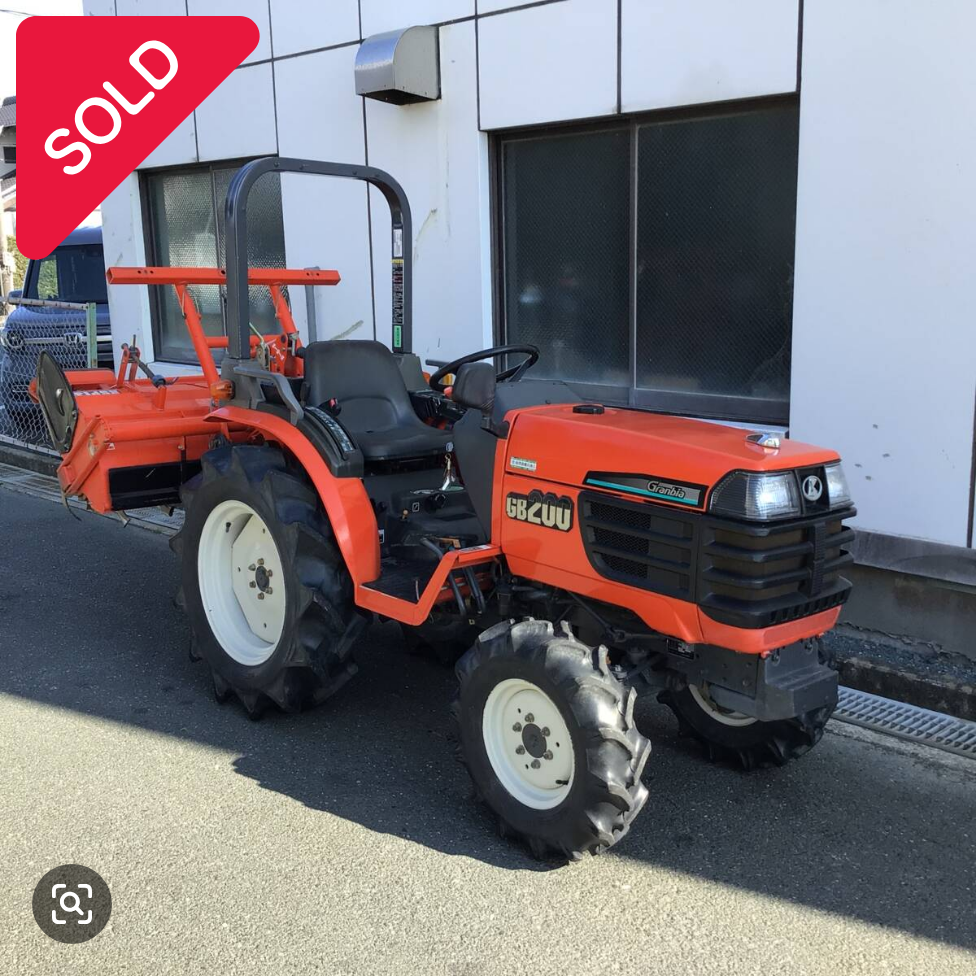 【H-3911】中古品 KUBOTA クボタ トラクター GB200 20馬力 アワ363 自動水平...