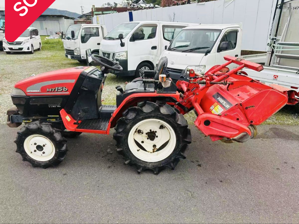 三菱 トラクター 4WD MT 156 619時間　実働品