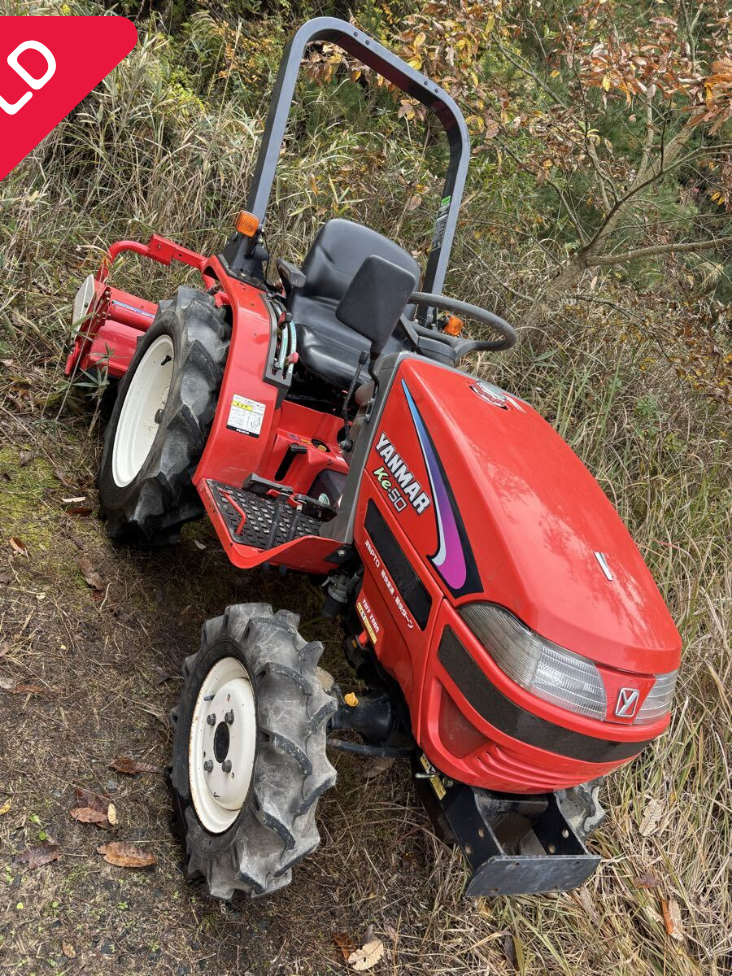 ヤンマートラクターke-50 アワー491H 15馬力4 WD 実働品