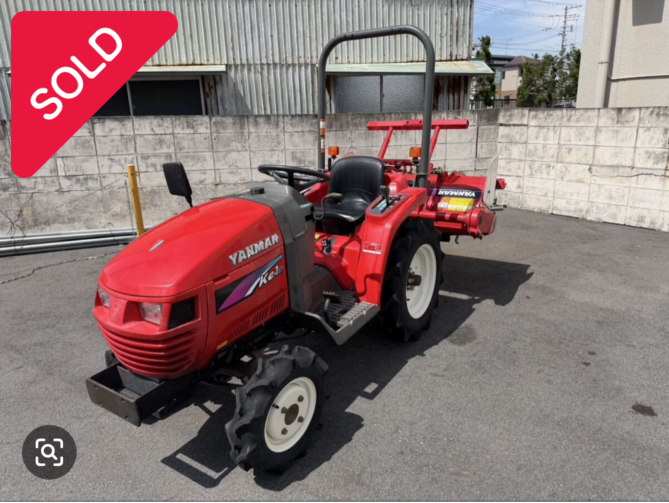美品 ヤンマートラクター KE-1D ディーゼル 258時間 12,5馬力 4WD