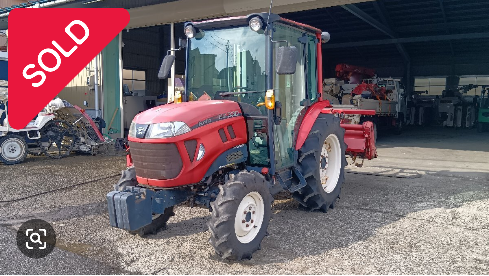(福井)ヤンマー トラクター EG330Y 30馬力 稼働時間 181時間 キャビン付き エアコン ...